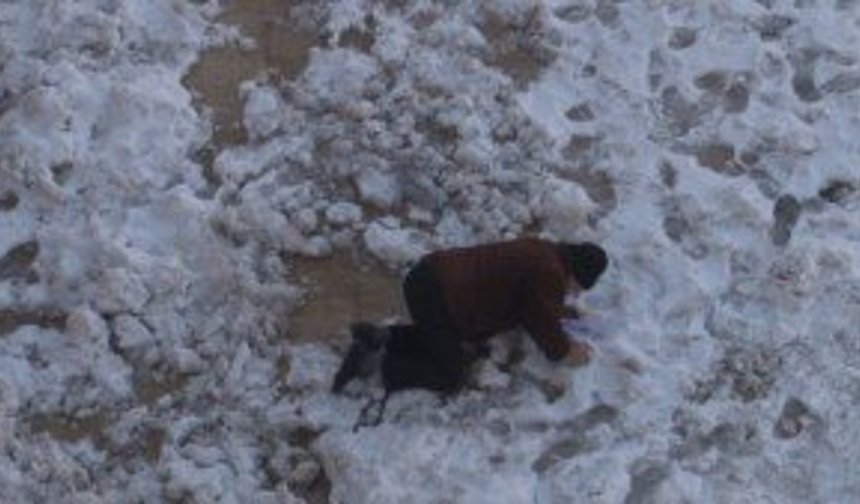 Kara alışık olmayan Şanlıurfalılar düşe kalka yürüdü