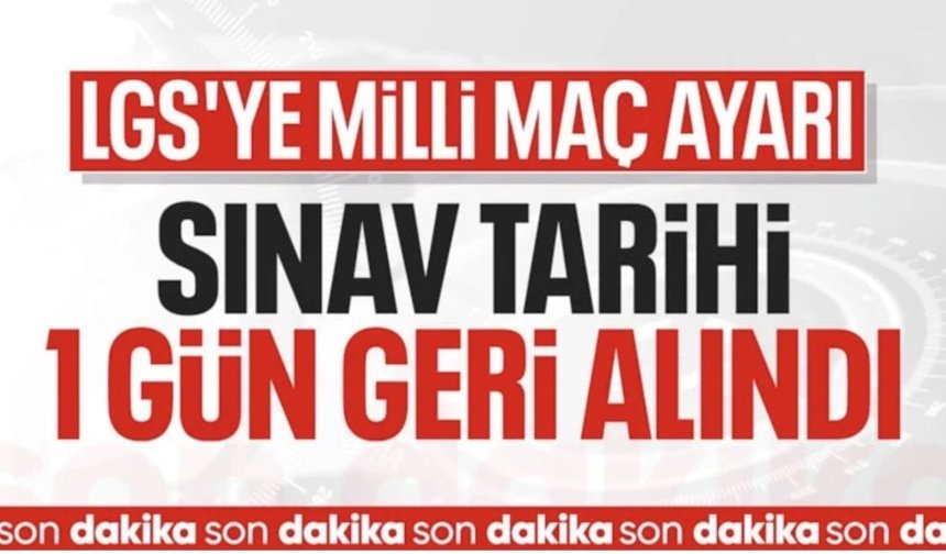 Yusuf Tekin duyurdu: LGS 13 Haziran'da yapılacak