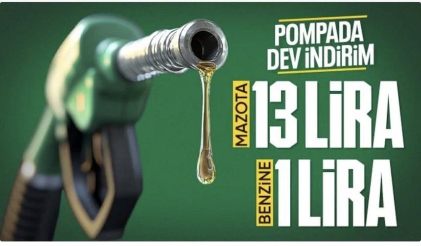 Motorin ve benzine dev indirim