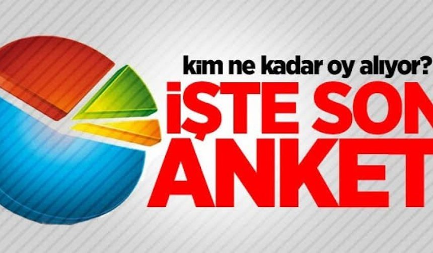 Bugün seçim olsa hangi parti ne kadar oy alır? En son anket sonuçları partilerin aldıkları oy oranları