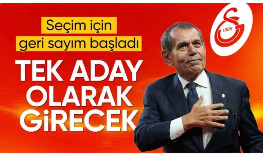 Galatasaray'da seçim yaklaşıyor: Tek aday Dursun Özbek olacak