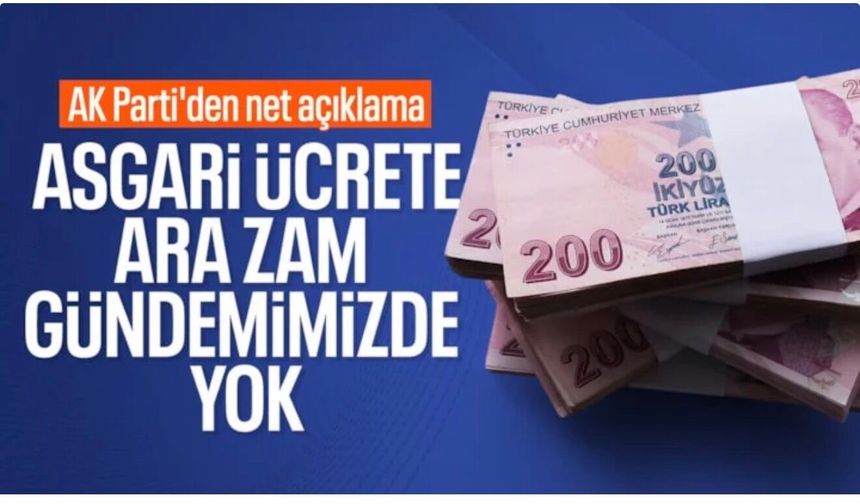Abdullah Güler cevapladı: Asgari ücrete ara zam var mı