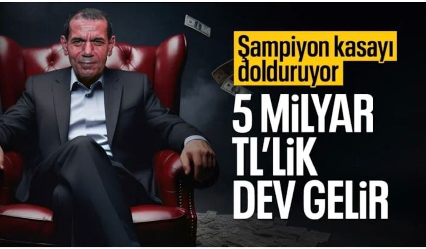 Galatasaray'a şampiyonluktan dev gelir!