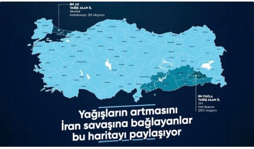 Türkiye'de nisan ayında yağış rekoru kırıldı