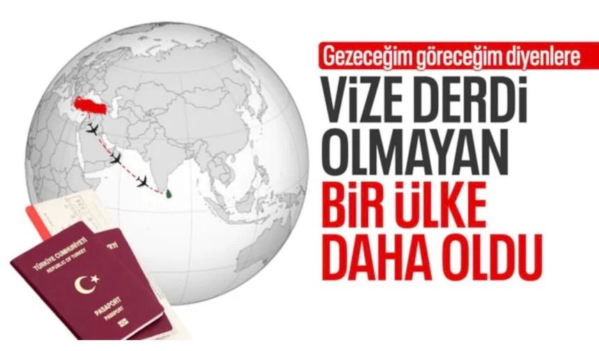 Sri Lanka, Türk vatandaşlarına kapılarını açtı: Vize ücreti kaldırıldı