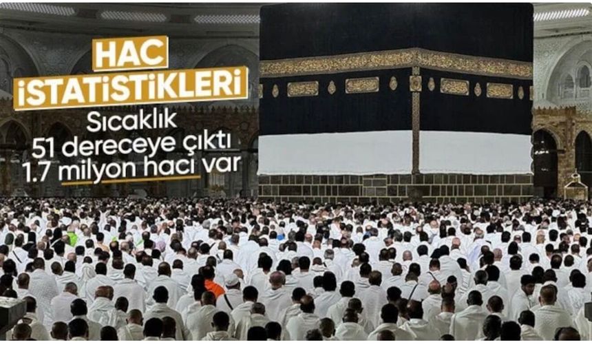 1,7 milyon yeni hacı: Sıcağa karşı tedbirler alınıyor
