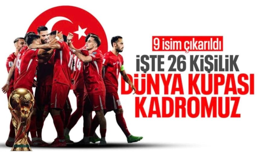A Milli Takımımızın Dünya Kupası kadrosu belli oldu