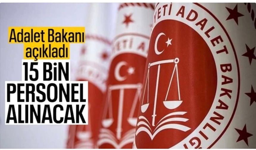 Adalet Bakanı Gürlek: Ailemize 15 bin yeni çalışma arkadaşı katıyoruz
