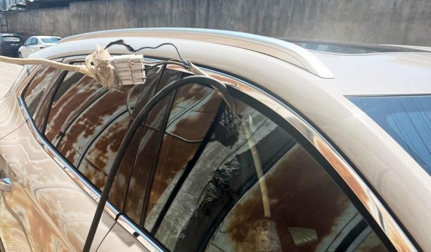 Bu da oldu: Kaçak elektrikle araç şarj istasyonu