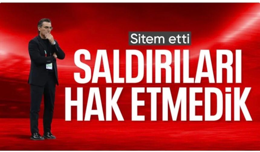 Vincenzo Montella'dan sitem: Bu saldırıları hak etmedik