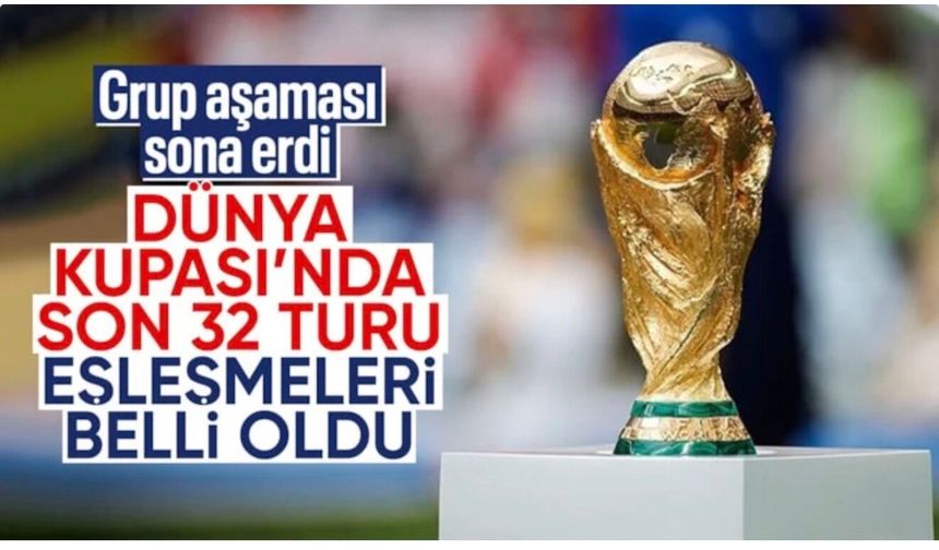2026 FIFA Dünya Kupası'nda son 32 turu eşleşmeleri belli oldu