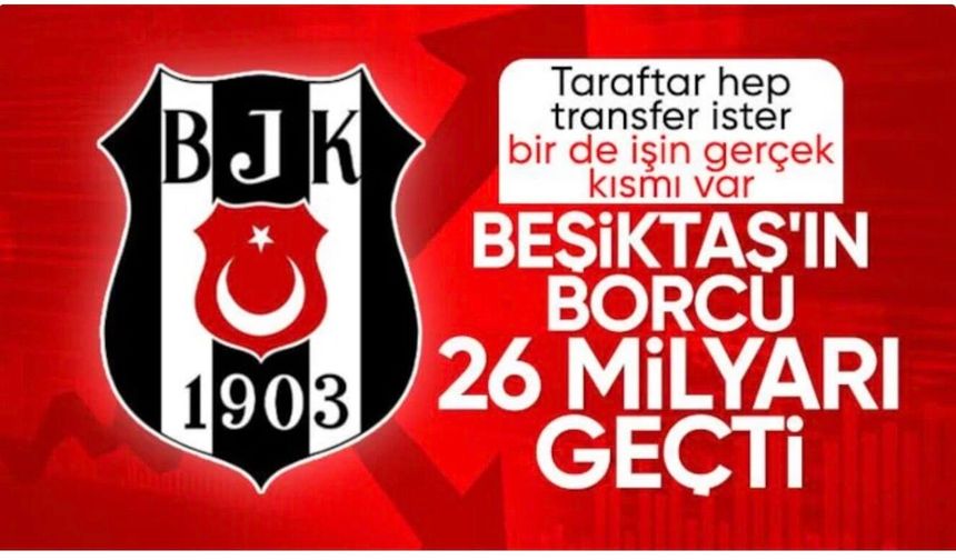 Beşiktaş'ın borcu belli oldu