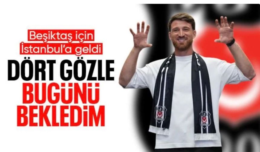 Salih Özcan, Beşiktaş için İstanbul’a geldi