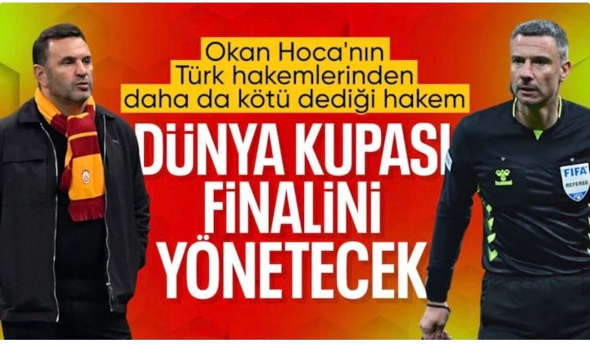 Galatasaray-Fenerbahçe derbisinin hakemi Dünya Kupası'nın finalini yönetecek