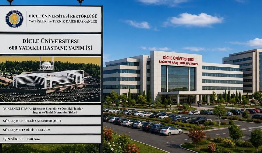 Diyarbakır'daki 600 yataklı dev sağlık yatırımında ilk adım atıldı