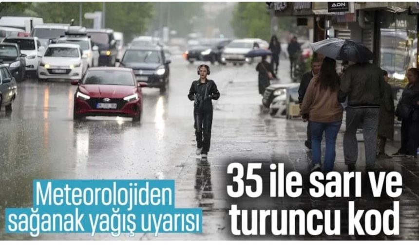 Meteorolojiden sağanak alarmı: 22 ile sarı, 13 ile turuncu uyarı