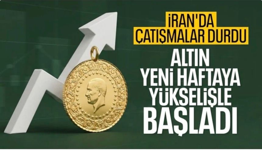 Altın haftaya yükselerek başladı