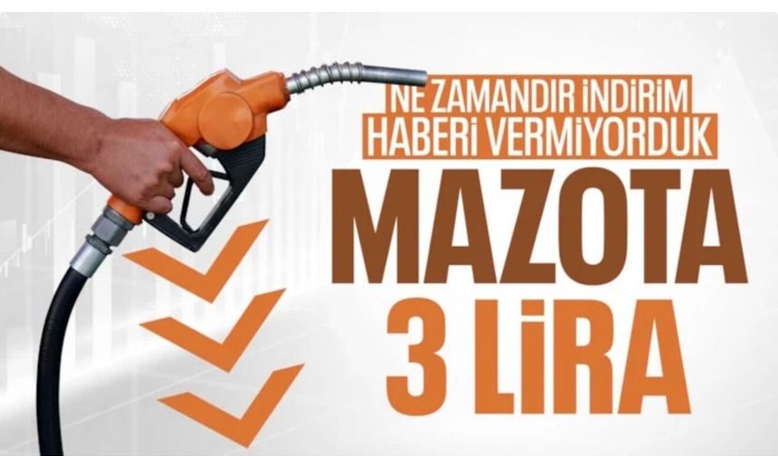 Motorine indirim yolda