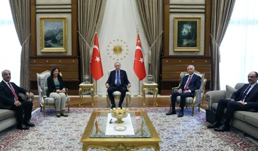 Cumhurbaşkanı Erdoğan DEM Parti heyetini kabul etti