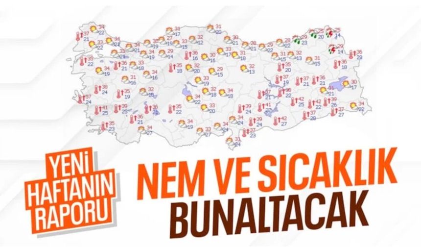 Ülke genelinde sıcaklık değerleri artışa geçiyor: Bazı illerde yağmur görülecek