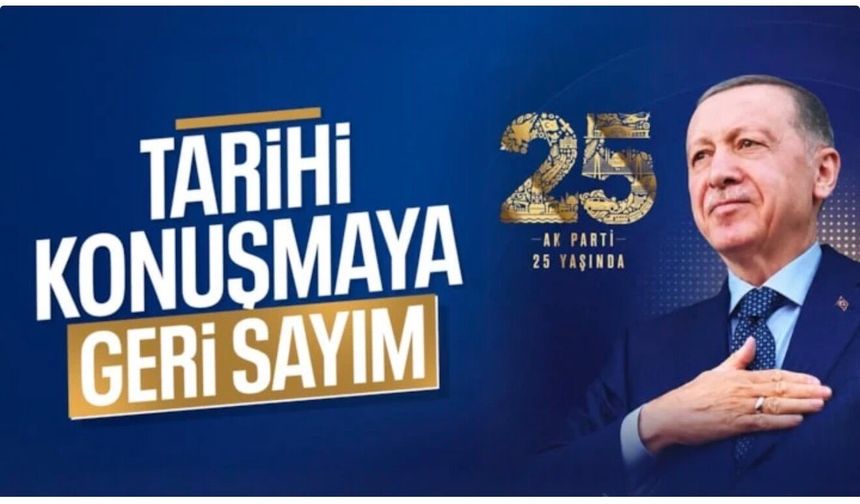 AK Parti 25. yaşını kutluyor: Cumhurbaşkanı Erdoğan'ın tarihi konuşması merak ediliyor