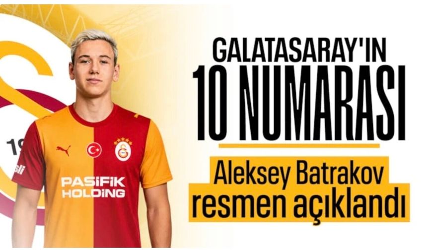 Galatasaray, Aleksei Batrakov transferini resmen açıkladı