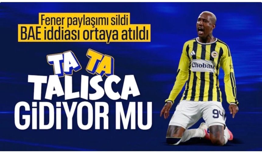Fenerbahçe'de Anderson Talisca'yla ilgili sürpriz ayrılık iddiası