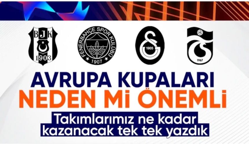 Dört büyüklerin Avrupa kupalarından gelir beklentileri!