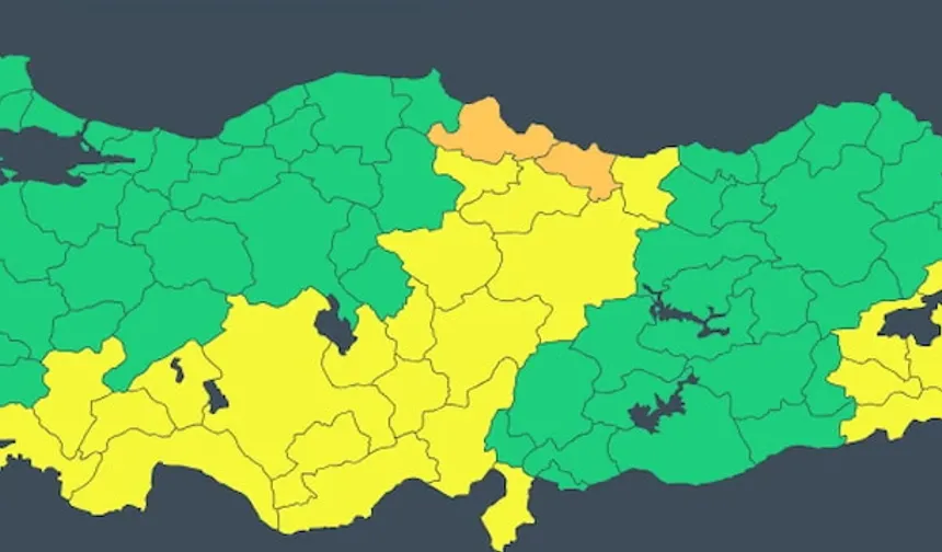 Meteorolojiden sel ve su baskını uyarısı: 26 ile sarı ve turuncu kod