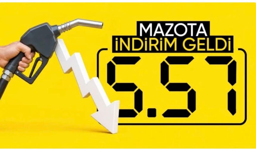 Motorine 5 lira 57 kuruş indirim