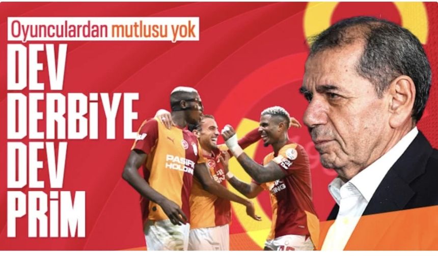 Galatasaray'dan derbi galibiyetine süper prim