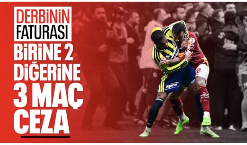 PFDK derbinin cezalarını açıkladı! İşte kararlar...
