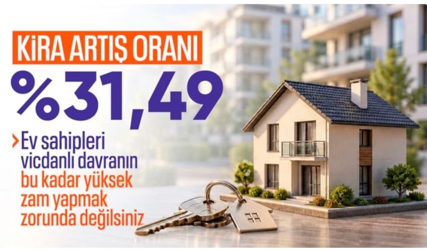 SON DAKİKA! Ekim kira zam oranı açıklandı: Yüzde 31,49