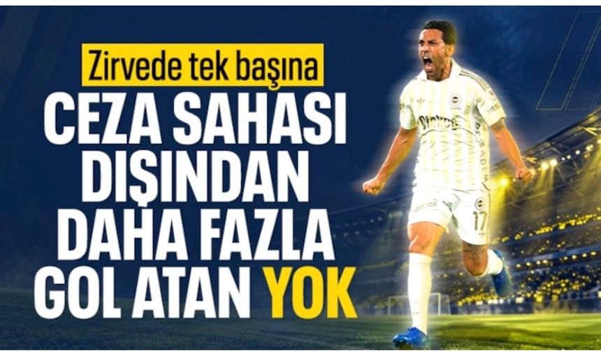 İrfan Can Kahveci Süper Lig'de zirvede: Ceza sahası dışından rakipsiz
