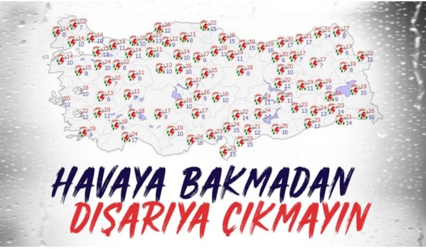 Ülke genelinde kuvvetli sağanaklar devam ediyor: Sel ve su baskınlarına karşı dikkatli olunmalı