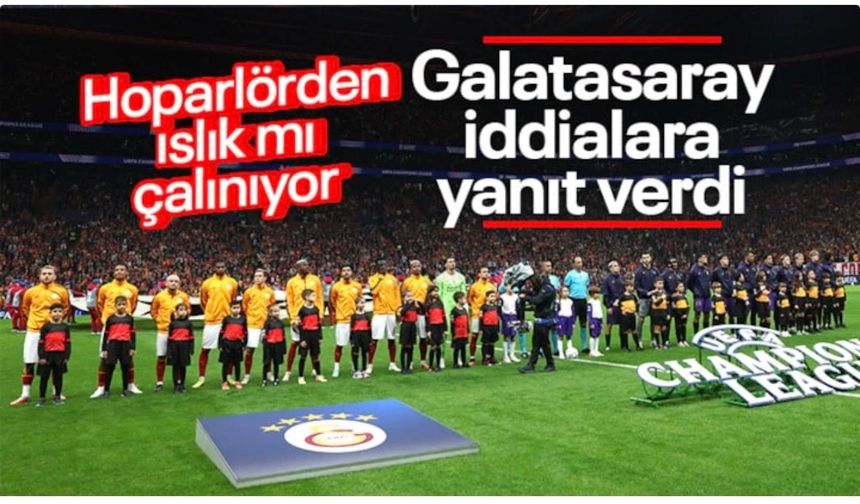Galatasaray'da hoparlörden ıslık çalındığı iddialarına yanıt geldi