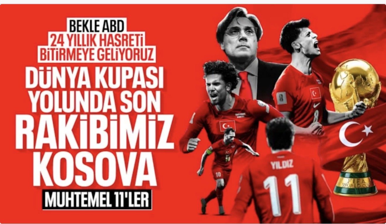 Kosova - Türkiye: Muhtemel 11'ler