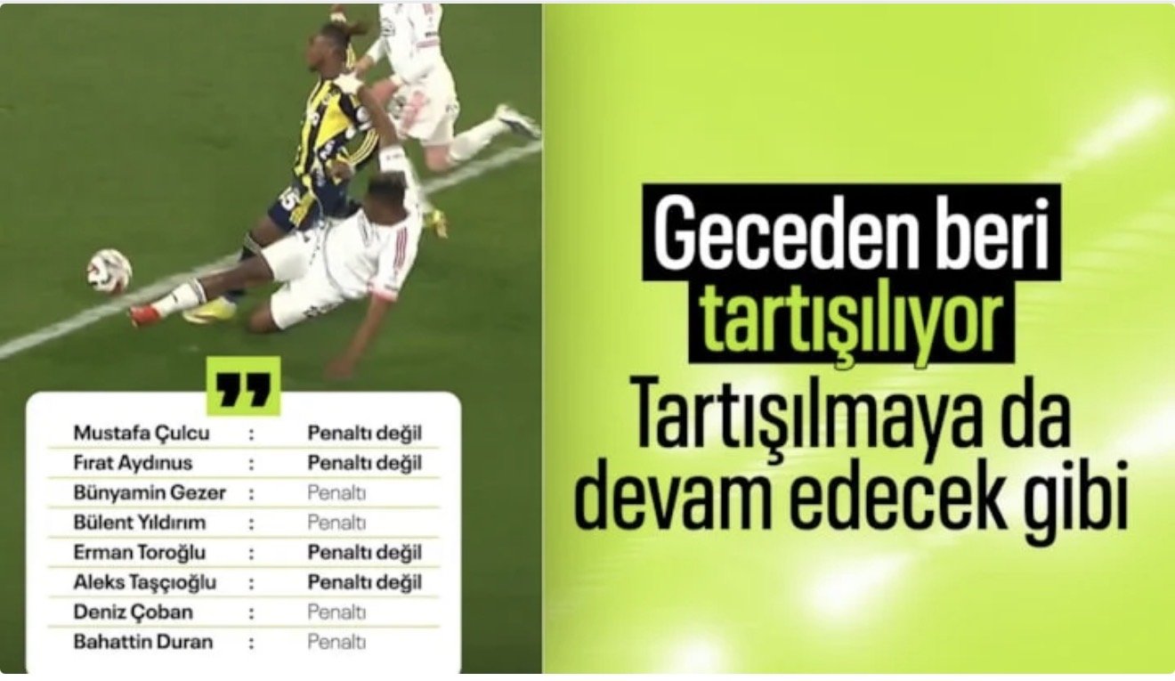 Derbiye damga vuran penaltı kararına eski hakemler ne dedi?