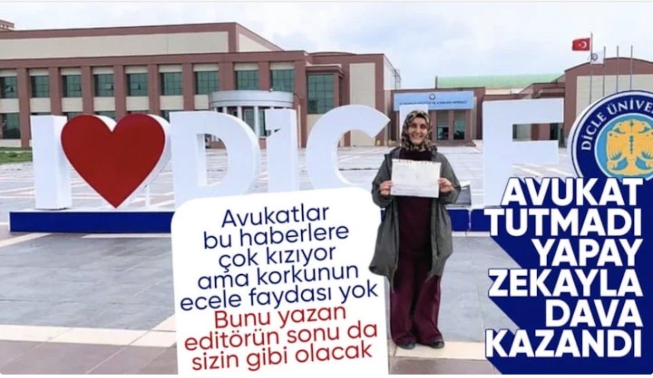 Diyarbakır'da avukat tutamadığı davayı yapay zeka sayesinde kazandı
