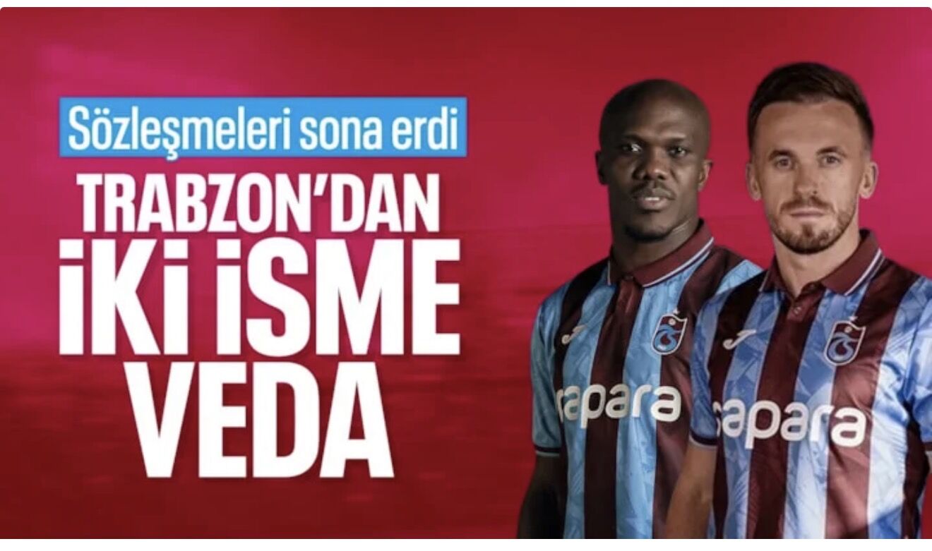 Trabzonspor'da iki ayrılık birden: Nwakaeme ve Edin Visca'ya veda