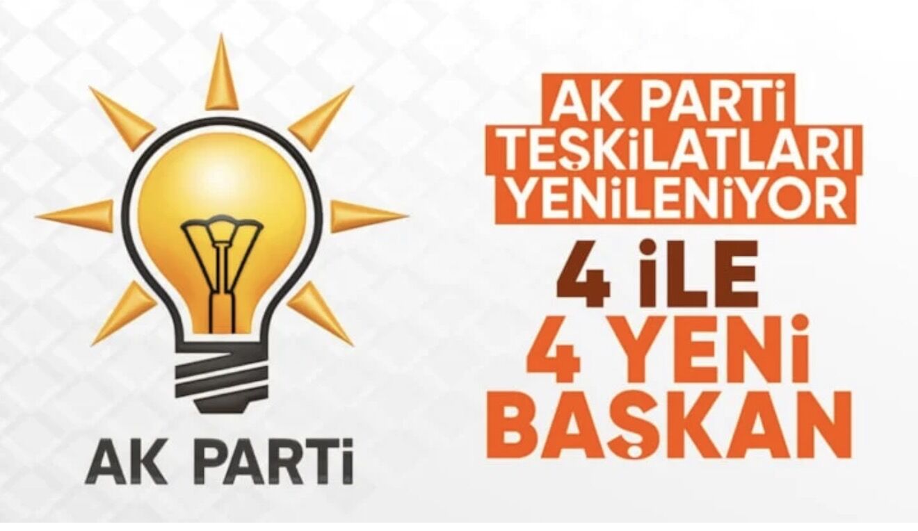 AK Parti'de 4 kente yeni il başkanı atandı