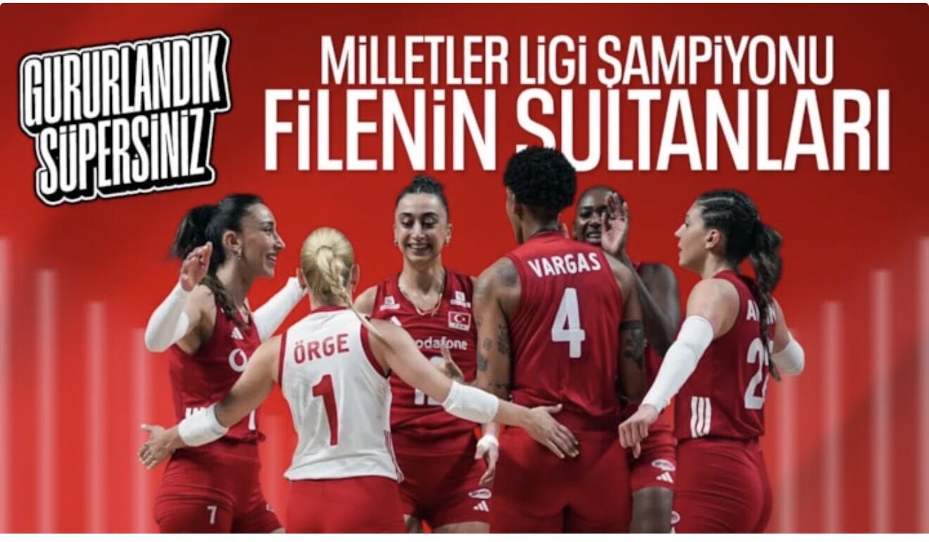 A Milli Kadın Voleybol Takımımız, Milletler Ligi şampiyonu oldu