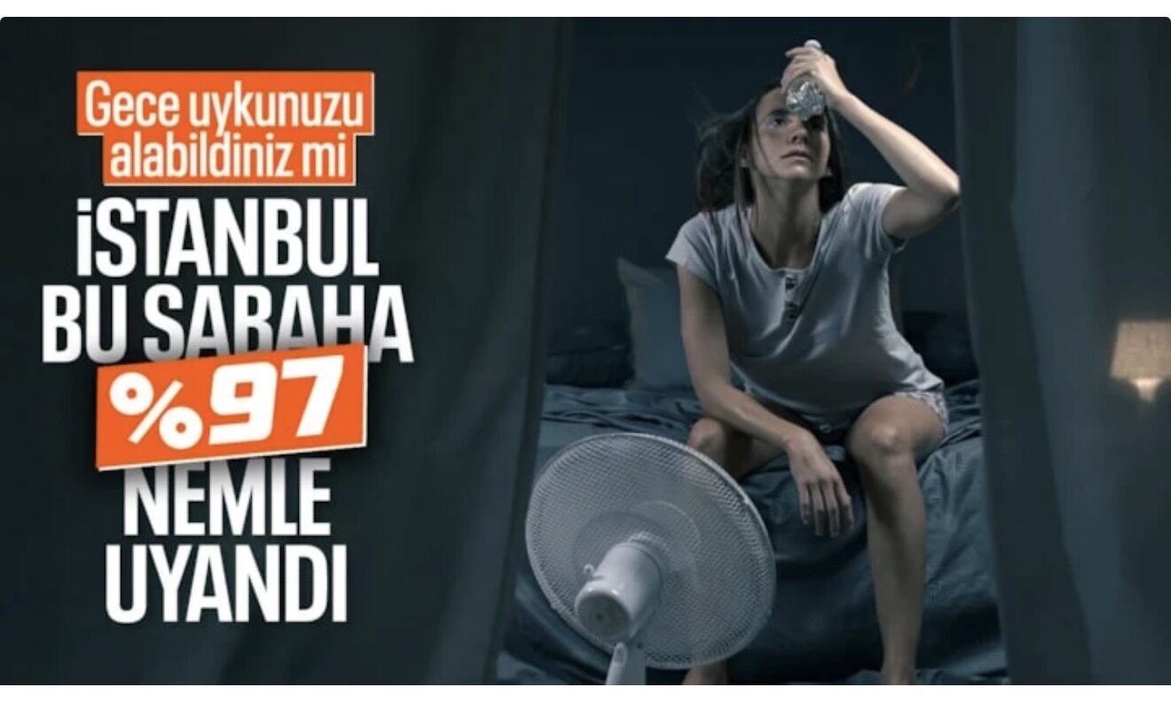 İstanbul'da nem oranı yüzde 97'ye çıktı!
