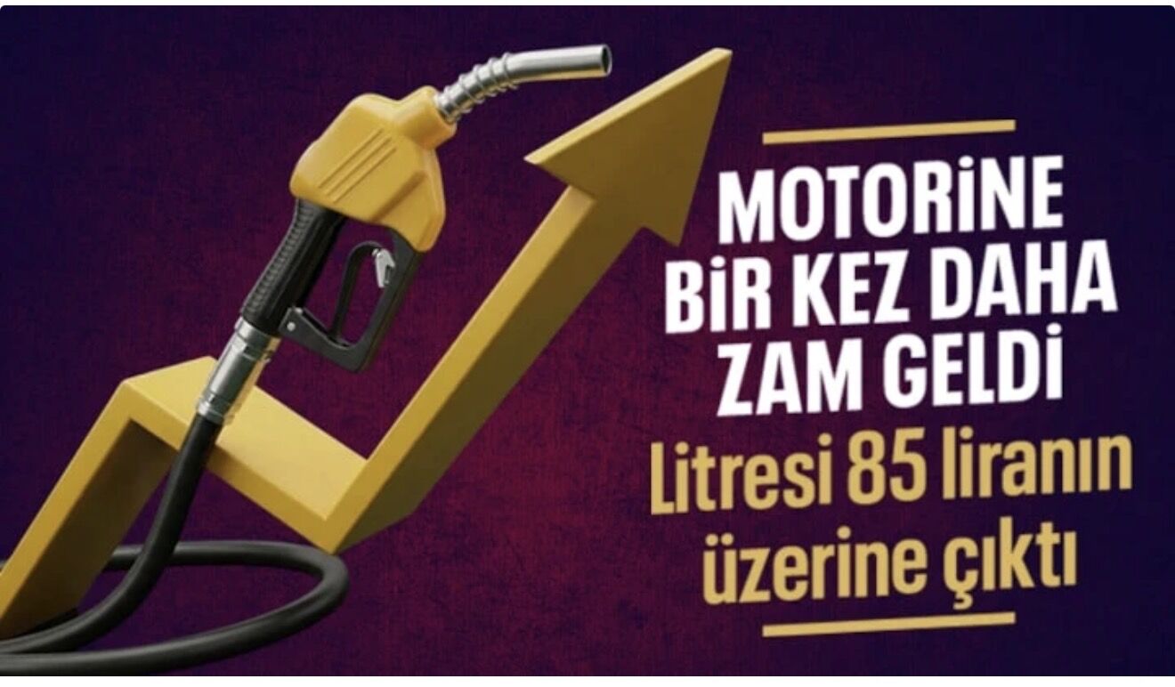 Motorine 2,92 lira zam: Pompa fiyatlarına yansıdı