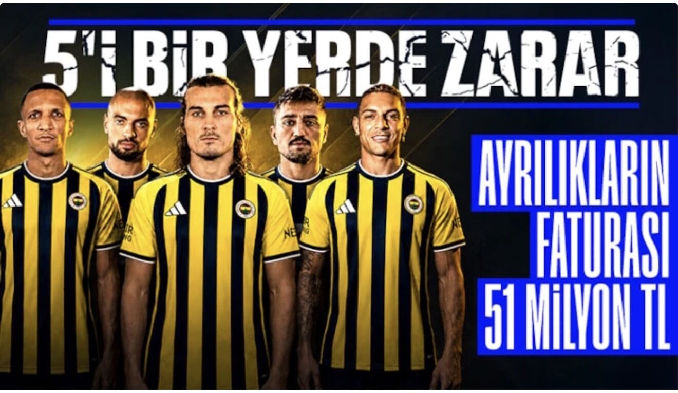Fenerbahçe'de 5 transferden 51.3 milyon euroluk zarar